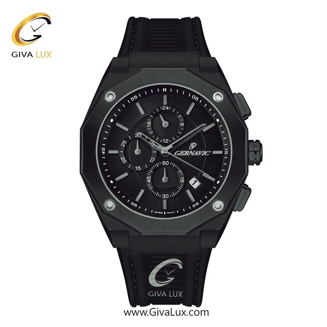 ساعت مچی اورجینال مردانه گرناویک سه موتوره کرنوگراف مشکی | مشکی| مشکی| کد رفرنس G471