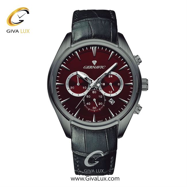ساعت مچی اورجینال مردانه گرناویک سه موتوره کرنوگراف طوسی | مشکی| زرشکی| کد رفرنس G478