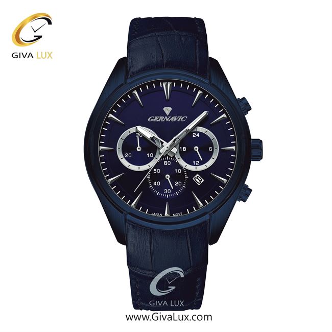 ساعت مچی اورجینال مردانه گرناویک سه موتوره کرنوگراف سرمه ای | سرمه ای| سرمه ای| کد رفرنس G478