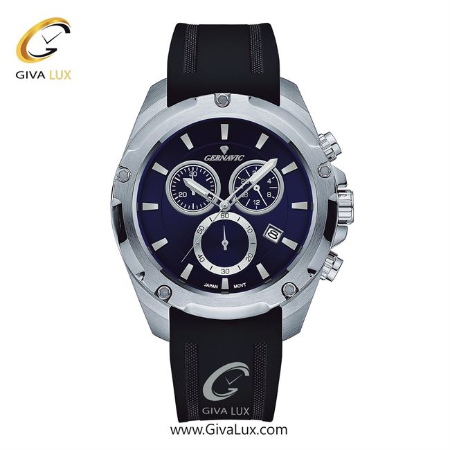ساعت مچی اورجینال مردانه-اسپرت گرناویک سه موتوره کرنوگراف نقره ای | مشکی| سرمه ای| کد رفرنس G481