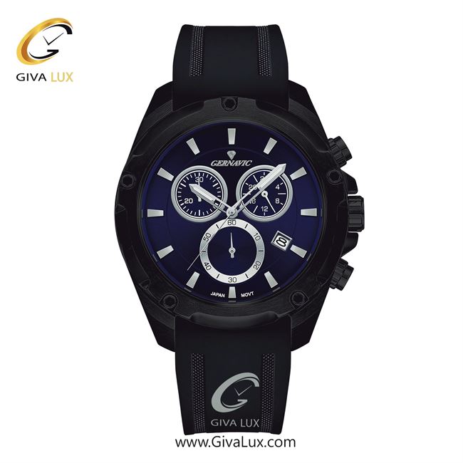 ساعت مچی اورجینال اسپرت-مردانه گرناویک سه موتوره کرنوگراف مشکی | مشکی| سرمه ای| کد رفرنس G481