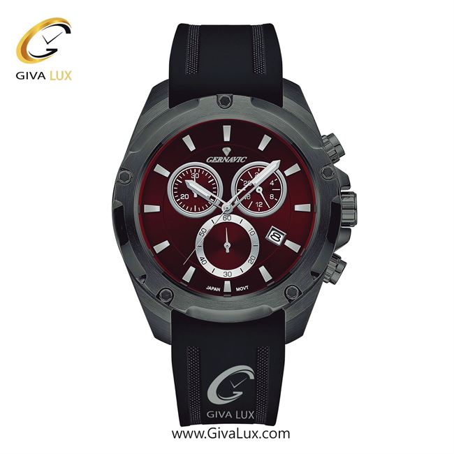 ساعت مچی اورجینال مردانه-اسپرت گرناویک سه موتوره کرنوگراف طوسی | مشکی| زرشکی| کد رفرنس G481
