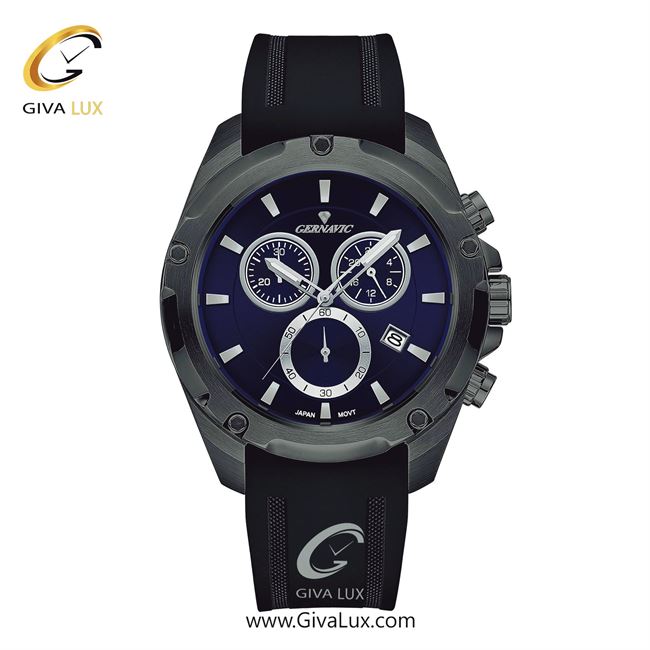 ساعت مچی اورجینال مردانه-اسپرت گرناویک سه موتوره کرنوگراف طوسی | مشکی| سرمه ای| کد رفرنس G481