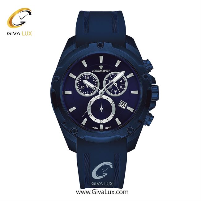 ساعت مچی اورجینال اسپرت-مردانه گرناویک سه موتوره کرنوگراف سرمه ای | سرمه ای| سرمه ای| کد رفرنس G481