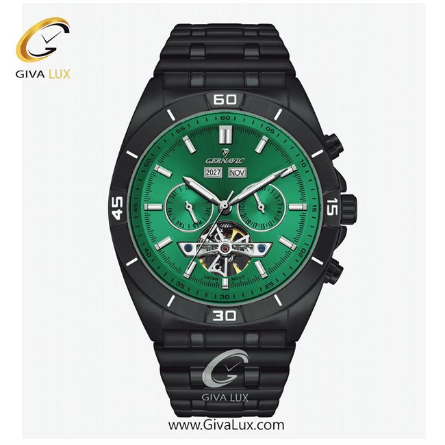 ساعت مچی اورجینال مردانه گرناویک سه موتوره فول تایم مشکی | مشکی| سبز| کد رفرنس G489