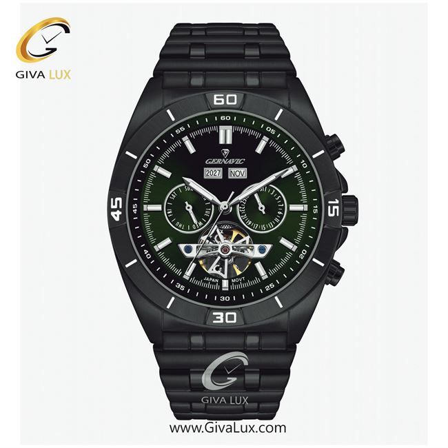 ساعت مچی اورجینال مردانه گرناویک سه موتوره فول تایم مشکی | مشکی| زیتونی| کد رفرنس G489