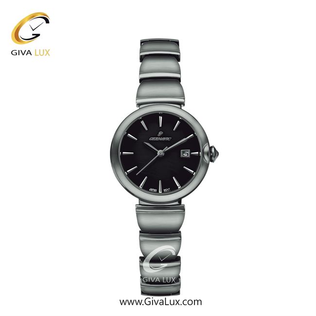 ساعت مچی اورجینال زنانه گرناویک نقره ای | نقره ای| مشکی| کد رفرنس G514