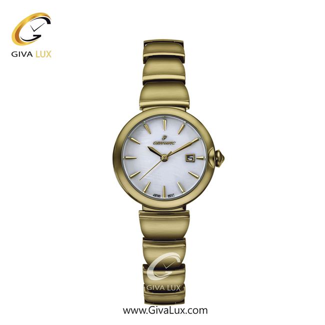 ساعت مچی اورجینال زنانه گرناویک طلایی | طلایی| سفید| کد رفرنس G514