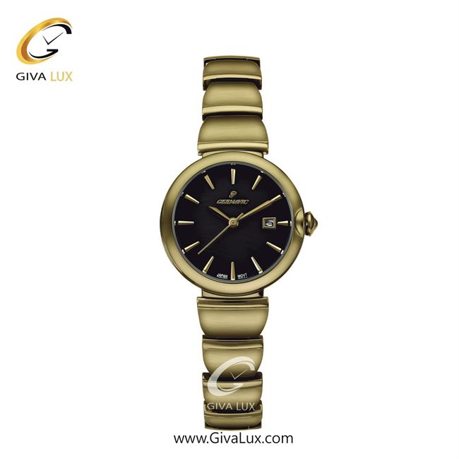 ساعت مچی اورجینال زنانه گرناویک طلایی | طلایی| مشکی| کد رفرنس G514
