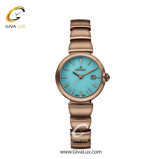 ساعت مچی اورجینال زنانه گرناویک رزگلد | رزگلد| آبی| کد رفرنس G514