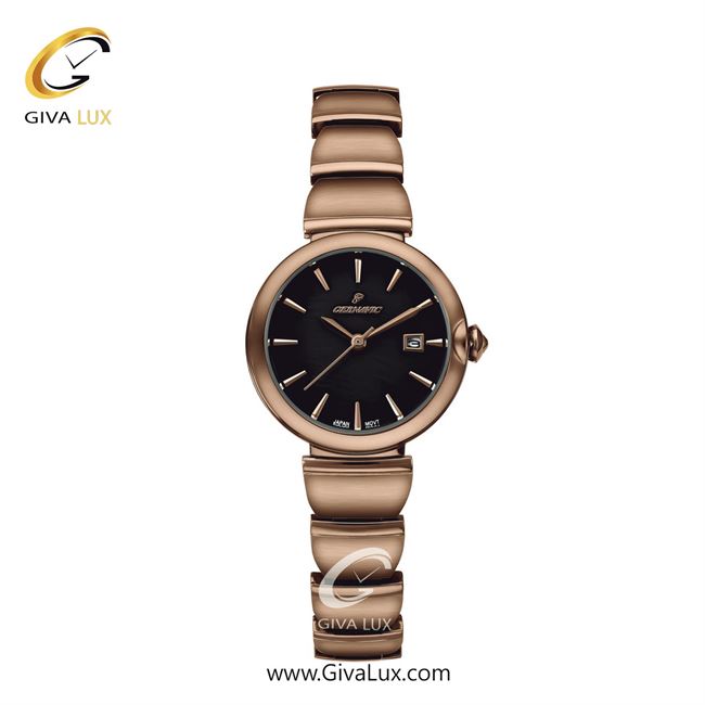 ساعت مچی اورجینال زنانه گرناویک رزگلد | رزگلد| مشکی| کد رفرنس G514