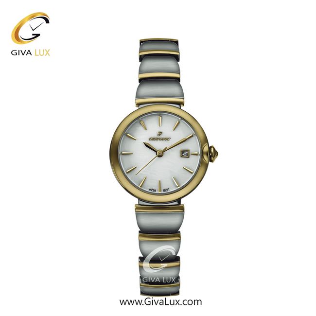 ساعت مچی اورجینال زنانه گرناویک طلایی | نقره ای-طلایی| سفید| کد رفرنس G514