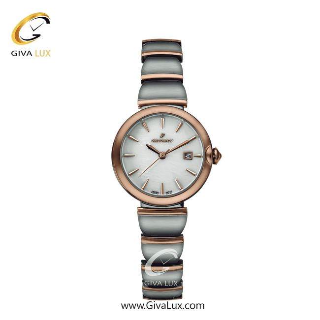 ساعت مچی اورجینال زنانه گرناویک رزگلد | رزگلد-نقره ای| سفید| کد رفرنس G514