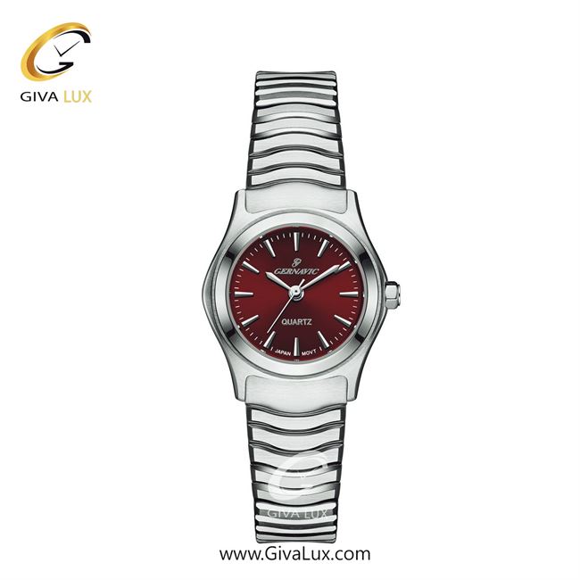 ساعت مچی اورجینال زنانه گرناویک نقره ای | نقره ای| زرشکی| کد رفرنس G515