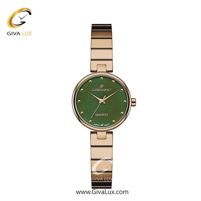 ساعت مچی اورجینال زنانه گرناویک رزگلد | رزگلد| سبز| کد رفرنس G516