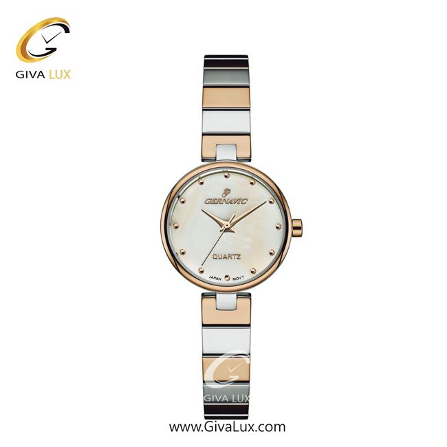 ساعت مچی اورجینال زنانه گرناویک رزگلد | نقره ای-رزگلد| سفید| کد رفرنس G516