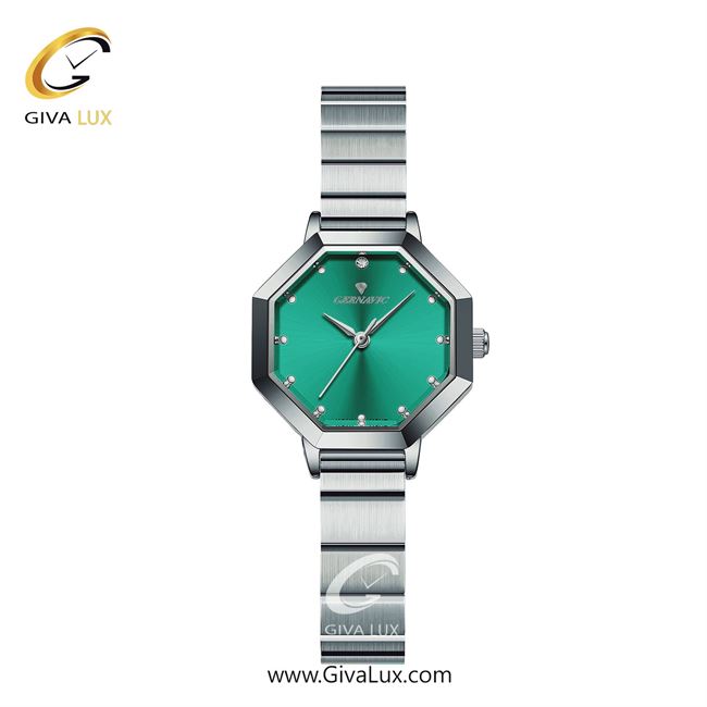 ساعت مچی اورجینال زنانه گرناویک نقره ای | نقره ای| سبز| کد رفرنس G520