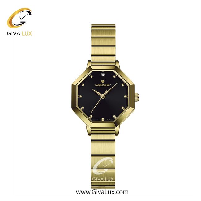 ساعت مچی اورجینال زنانه گرناویک طلایی | طلایی| مشکی| کد رفرنس G520