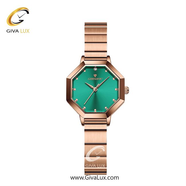 ساعت مچی اورجینال زنانه گرناویک رزگلد | رزگلد| سبز| کد رفرنس G520