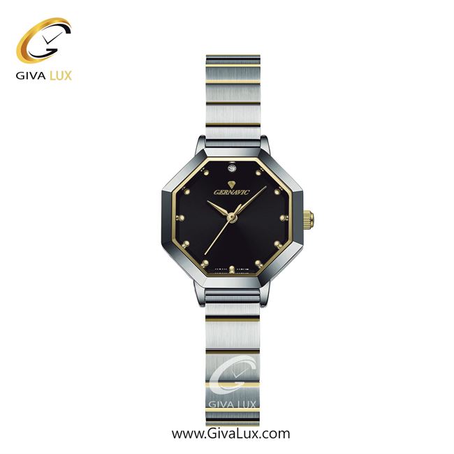 ساعت مچی اورجینال زنانه گرناویک نقره ای-طلایی | طلایی-نقره ای| مشکی| کد رفرنس G520