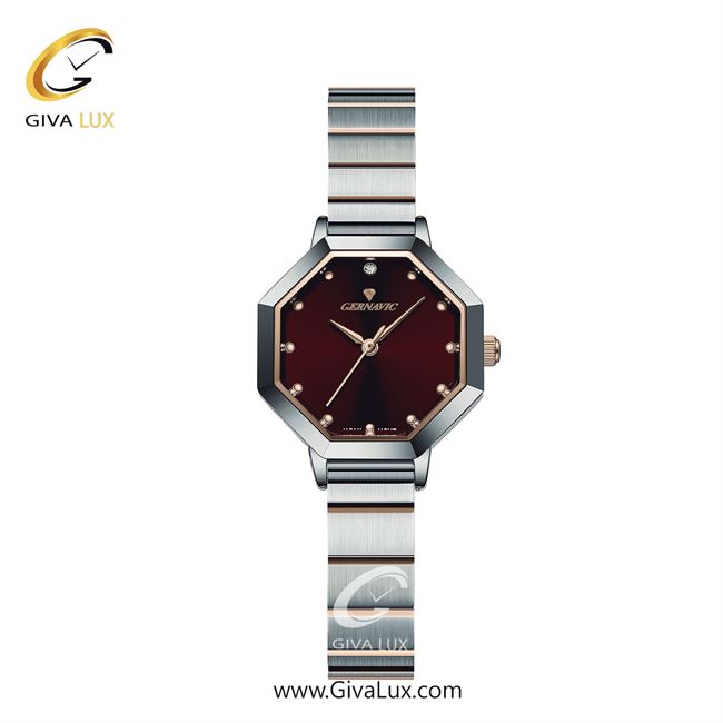 ساعت مچی اورجینال زنانه گرناویک رزگلد-نقره ای | نقره ای-رزگلد| زرشکی| کد رفرنس G520