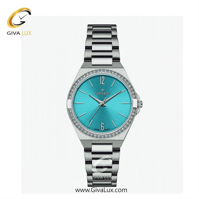 ساعت مچی اورجینال زنانه گرناویک نقره ای | نقره ای| آبی| کد رفرنس G523
