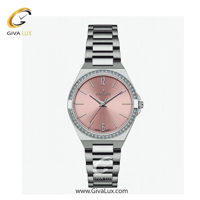 ساعت مچی اورجینال زنانه گرناویک نقره ای | نقره ای| صورتی| کد رفرنس G523