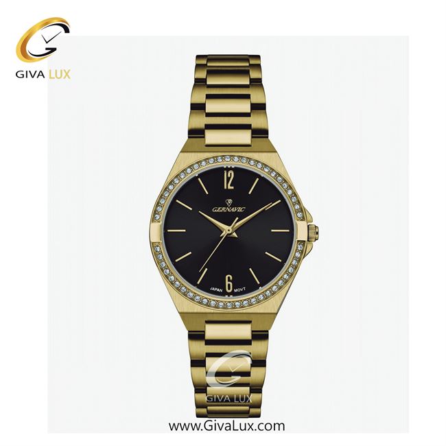 ساعت مچی اورجینال زنانه گرناویک طلایی | طلایی| مشکی| کد رفرنس G523