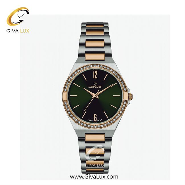 ساعت مچی اورجینال زنانه گرناویک رزگلد-نقره ای | نقره ای-رزگلد| سبز| کد رفرنس G523