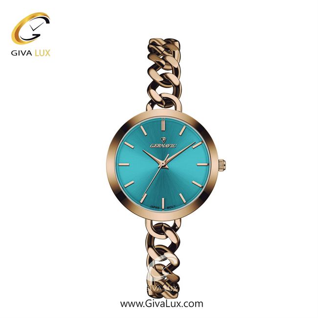 ساعت مچی اورجینال زنانه گرناویک رزگلد | رزگلد| آبی| کد رفرنس G524