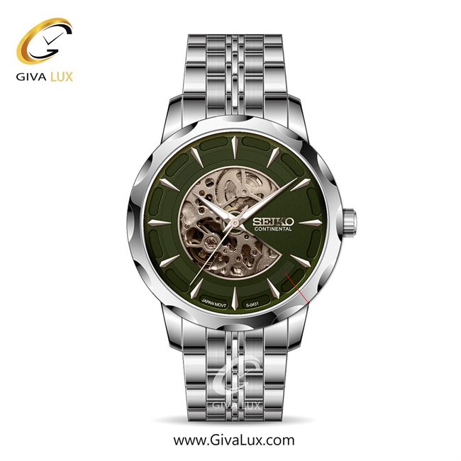 ساعت مچی اورجینال مردانه سیکو (کانتیننتال) | Seiko (Continental)   نقره ای | نقره ای| زیتونی| کد رفرنس 0431