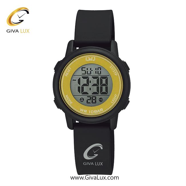 ساعت مچی اورجینال زنانه کیو اند کیو Q&Q مشکی | مشکی| زرد| کد رفرنس G05A-003VY