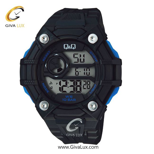 ساعت مچی اورجینال مردانه کیو اند کیو Q&Q مشکی | مشکی| مشکی| کد رفرنس G18A-003VY