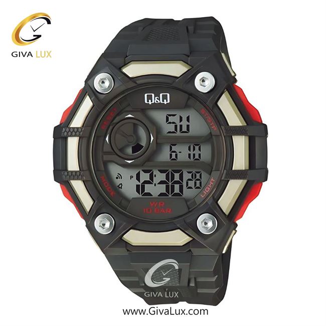 ساعت مچی اورجینال مردانه کیو اند کیو Q&Q خاکی-مشکی | مشکی| مشکی| کد رفرنس G18A-007VY