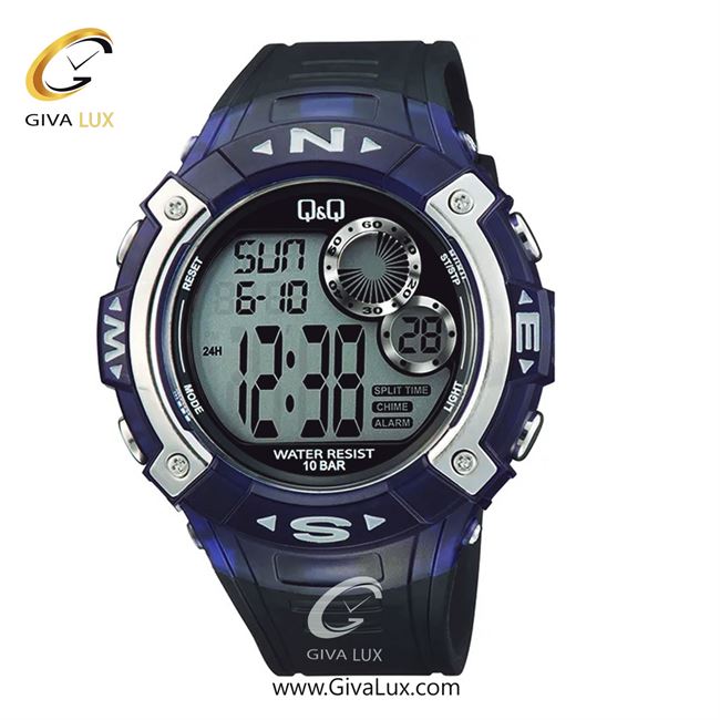 ساعت مچی اورجینال مردانه کیو اند کیو Q&Q آبی کاربنی | مشکی| مشکی| کد رفرنس G19A-003VY