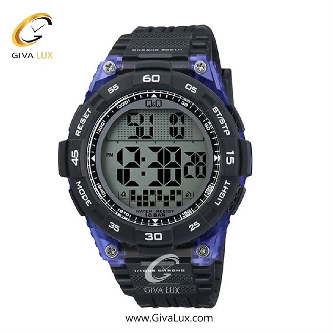 ساعت مچی اورجینال مردانه کیو اند کیو Q&Q  آبی-مشکی | مشکی| طوسی| کد رفرنس G21A-003VY