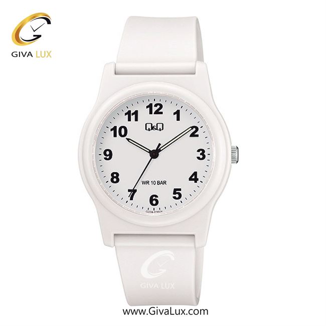 ساعت مچی اورجینال مردانه کیو اند کیو Q&Q سفید | سفید| سفید| کد رفرنس G22A-016VY