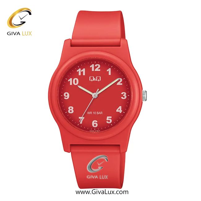 ساعت مچی اورجینال مردانه کیو اند کیو Q&Q  قرمز | قرمز| قرمز| کد رفرنس G22A-018VY