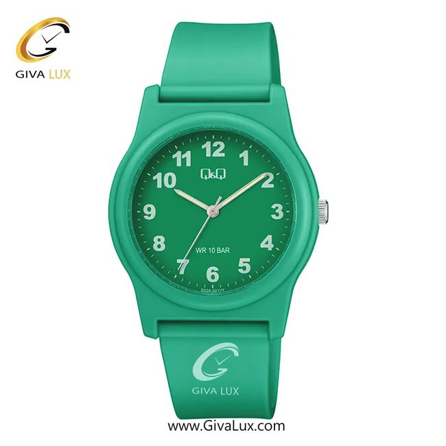 ساعت مچی اورجینال مردانه کیو اند کیو Q&Q سبز | سبز| سبز| کد رفرنس G22A-021VY