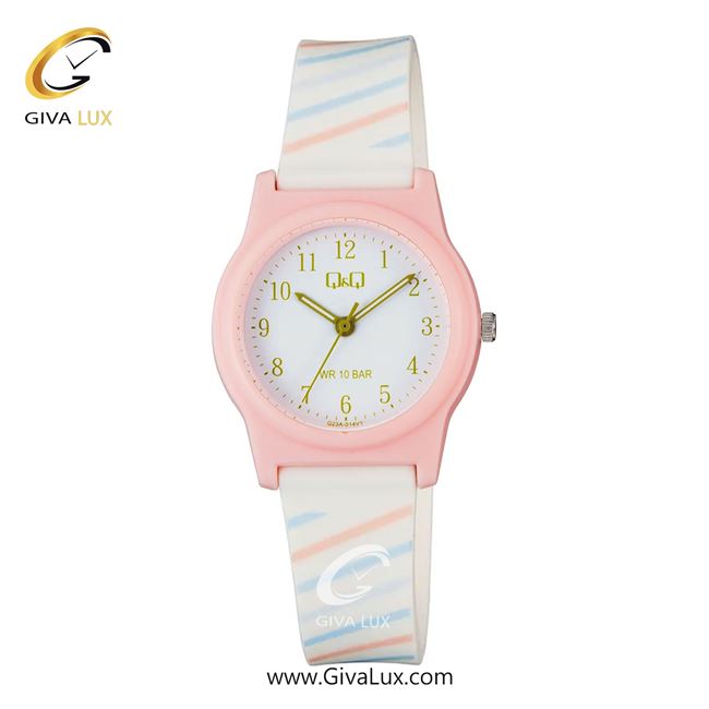 ساعت مچی اورجینال زنانه کیو اند کیو Q&Q صورتی | سفید| سفید| کد رفرنس G23A-014VY
