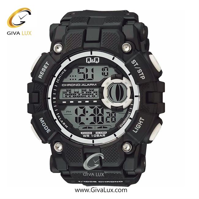 ساعت مچی اورجینال مردانه کیو اند کیو Q&Q مشکی | مشکی| مشکی| کد رفرنس G27A-001VY