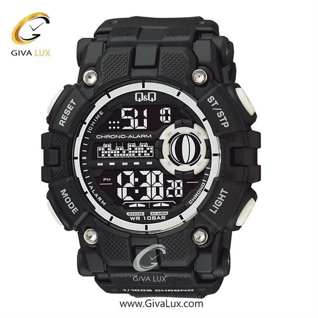 ساعت مچی اورجینال مردانه کیو اند کیو Q&Q مشکی | مشکی| مشکی| کد رفرنس G27A-002VY