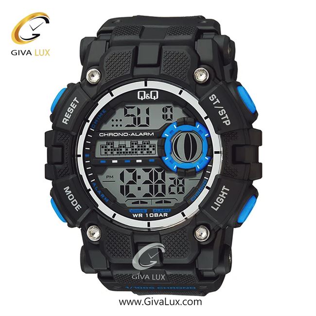 ساعت مچی اورجینال مردانه کیو اند کیو Q&Q مشکی | مشکی| مشکی| کد رفرنس G27A-004VY