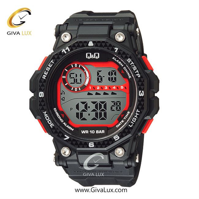 ساعت مچی اورجینال مردانه کیو اند کیو Q&Q مشکی | مشکی| مشکی| کد رفرنس G28A-003VY