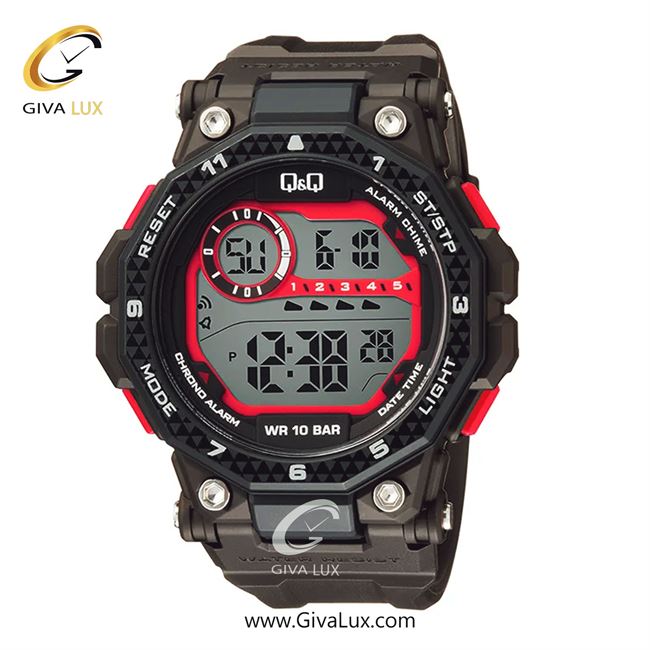 ساعت مچی اورجینال مردانه کیو اند کیو Q&Q مشکی-قهوه ای | قهوه ای| مشکی| کد رفرنس G28A-007VY