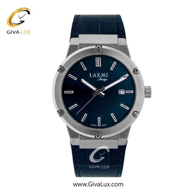 ساعت مچی اورجینال مردانه لاکسمی نقره ای | سرمه ای| سرمه ای| کد رفرنس 8126-1G