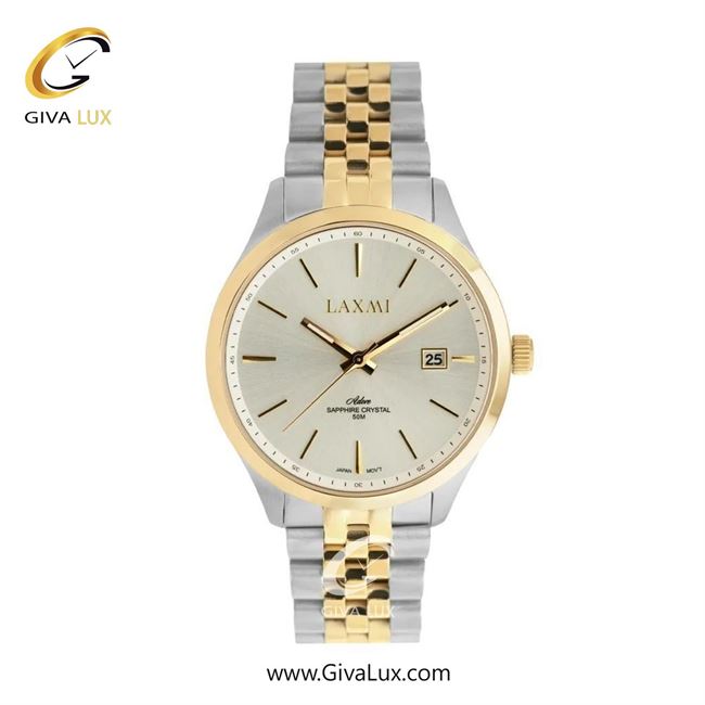 ساعت مچی اورجینال مردانه لاکسمی طلایی | نقره ای-طلایی| نقره ای| کد رفرنس 8561-2G