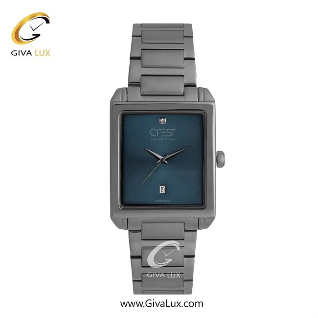 ساعت مچی اورجینال مردانه کرست تیتانیوم | تیتانیوم(زغالی)| سرمه ای| کد رفرنس Crest 9054-7