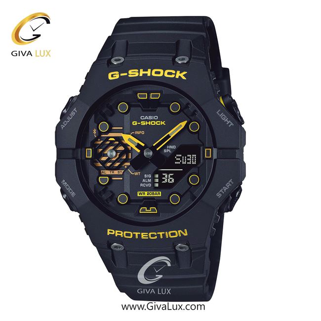 ساعت مچی اورجینال مردانه کاسیو Casio دو زمانه مشکی | مشکی| مشکی| کد رفرنس جی شاک G-Shock GA-B001-1ADR