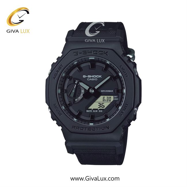ساعت مچی اورجینال مردانه کاسیو Casio مشکی | مشکی| مشکی| کد رفرنس GA-2100BCE-1ADR